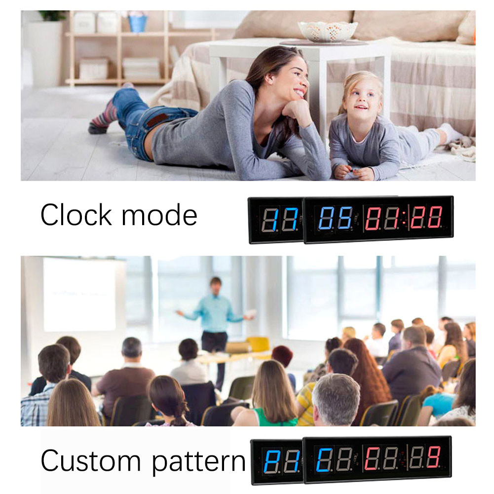 Jual 2.3 Inch Digital Interval Gym Timer Large LED Digital Display ...