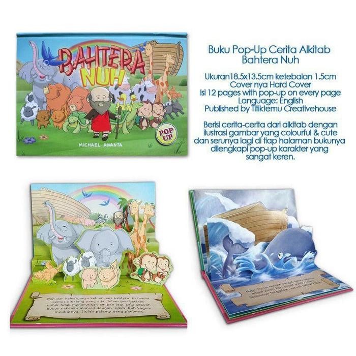 Jual BELI 3 BUKU Pop-Up Cerita Alkitab KEATAS HARGA SUPER HEMAT ...