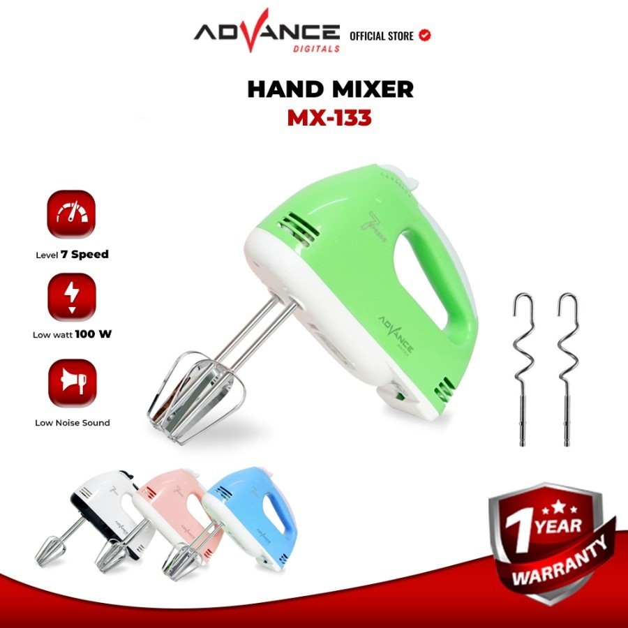 Jual IK! Hand Mixer Advance MX 133 Mixer Tangan Adonan Kue Roti Cake ...