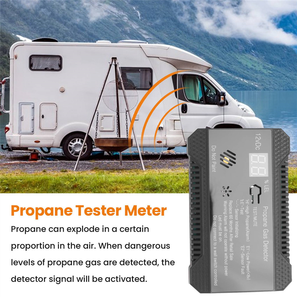 Jual Propane Detector 12V LPG Natural Gas Sensor Leak Alarm 85DB Siren ...