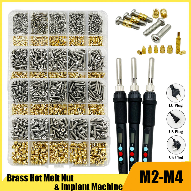 Jual Heat Insert Nut Stainless Screw Ts100 Soldering Iron Tip Insert ...