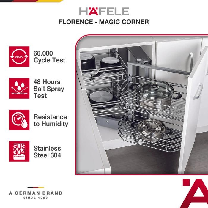 Jual Hafele Magic Corner Florence Series - Rak Sudut Dapur - RH ...