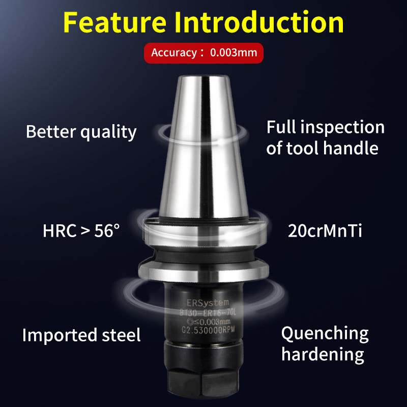 NT40-MT4 Arbor Hardened Alloy Steel CNC Milling Toolholder