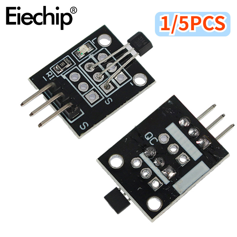 Jual BEST 1/5 Pcs KY-003 A3144 Standard Hall Magnetic Sensor Module ...