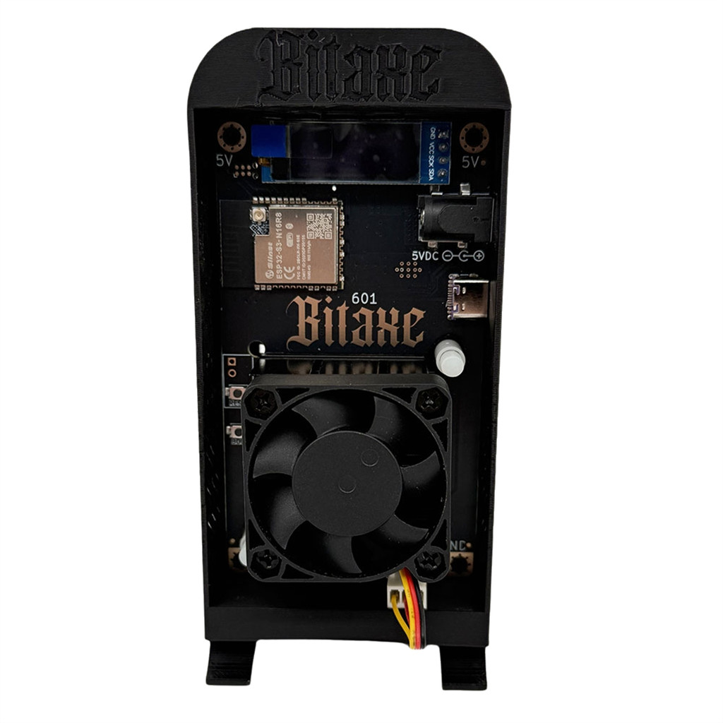 RUIZHI BXT Gamma 601 Solo Bitcoin Miner – 1,2 TH/s, BM1370 Chip, 18 W, WiFi En OLED-scherm, Stille Miner