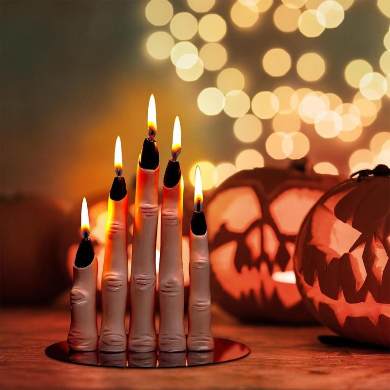 Jual Halloween Witch Finger Candles Halloween Life-Size Finger Candles ...