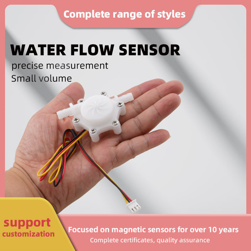 Jual Magnetic sensor POM material DC 3-24v water flow sensor coffee ...