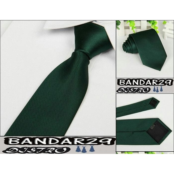 Jual Rawman- Dasi Pria Motif Salur Halus Hijau Tua Elegance | Shopee ...