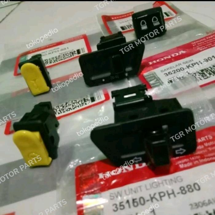 Jual Saklar Sakelar Tombol Set Beat Karbu Vario 110 CW Karbu Supra X ...