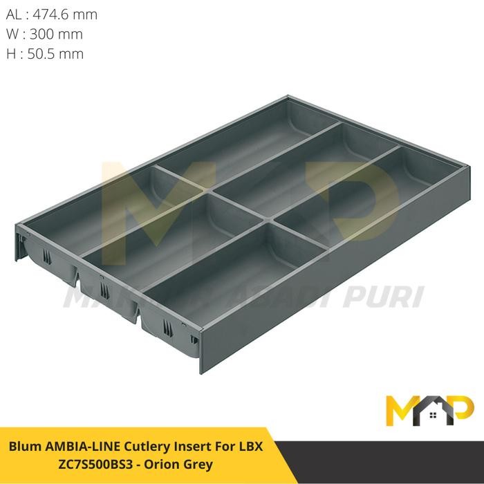 Jual Blum Ambia-Line Cutlery Insert Zc7S500Bs3 - Nl 500 Mm - Tempat ...