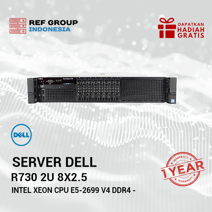 Jual Server Dell R730 2U 8x2.5