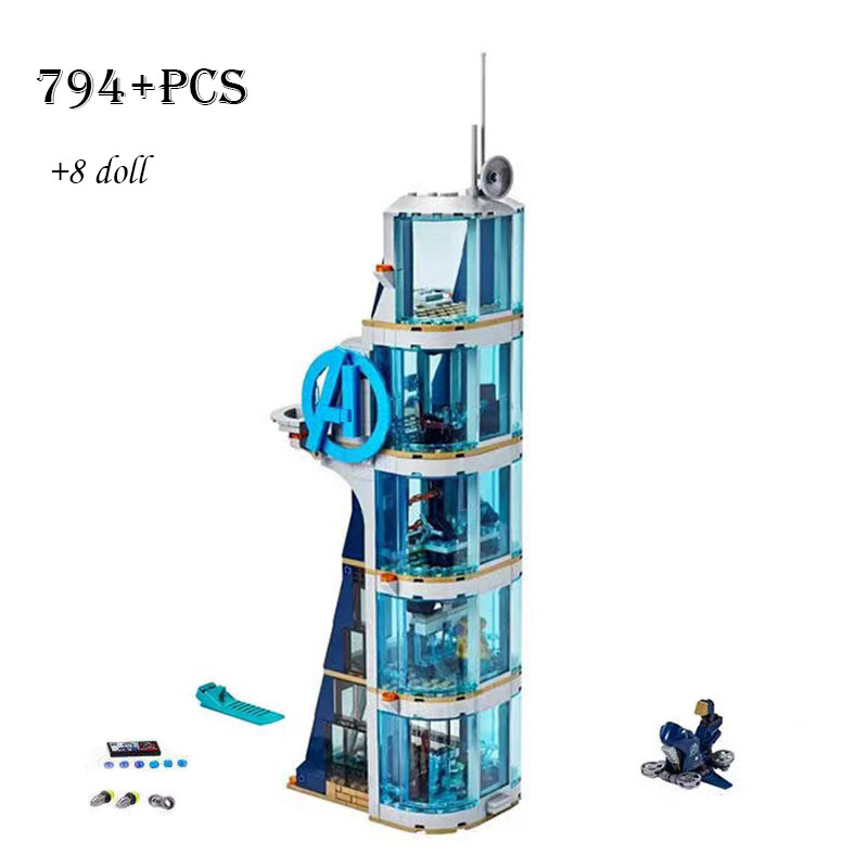 Jual Miniso Avengers Tower Marvels 5-Floor Revengers Tower Battle ...