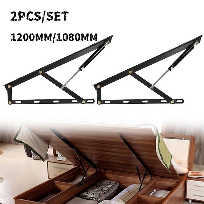 Jual 2Pcs Engsel Ranjang Lipat Hidrolik 110/120Cm Engsel Lipat Tempat ...