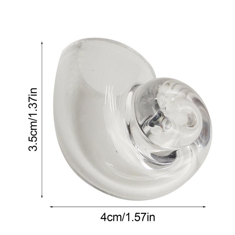 Jual Hermit Crab House Clear Glass Conch Shells For Hermit Crab Fish ...