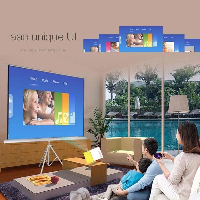 Jual Mini Proyektor LED Dinding Proyektor Portable Projector Home ...