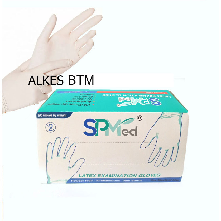 Jual Sarung Tangan latek Safeglove safe gloves , SPMed Glove Free ...