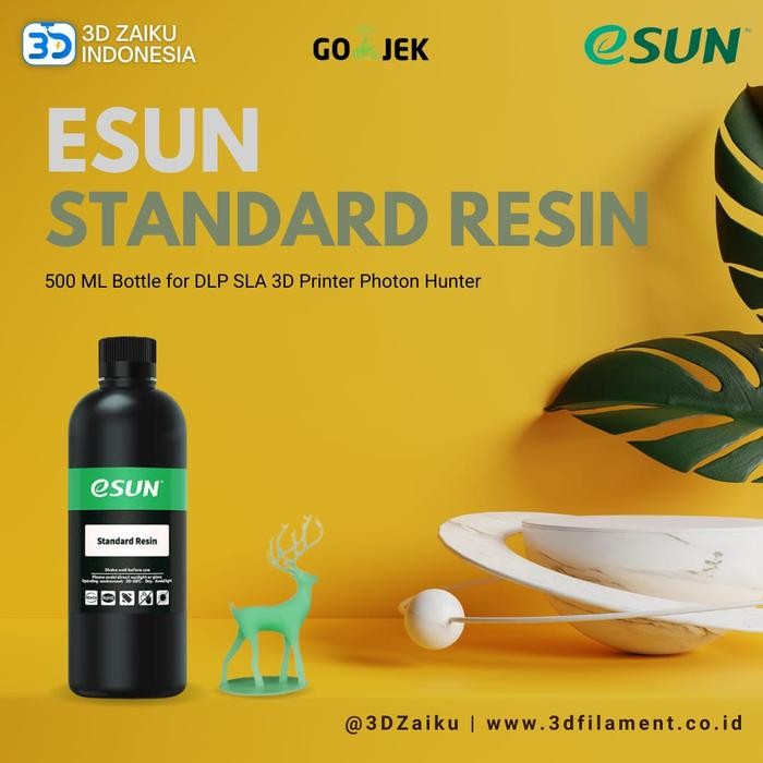 Jual eSUN Standard Resin 500 ML Bottle for DLP MSLA LCD 3D Printer ...