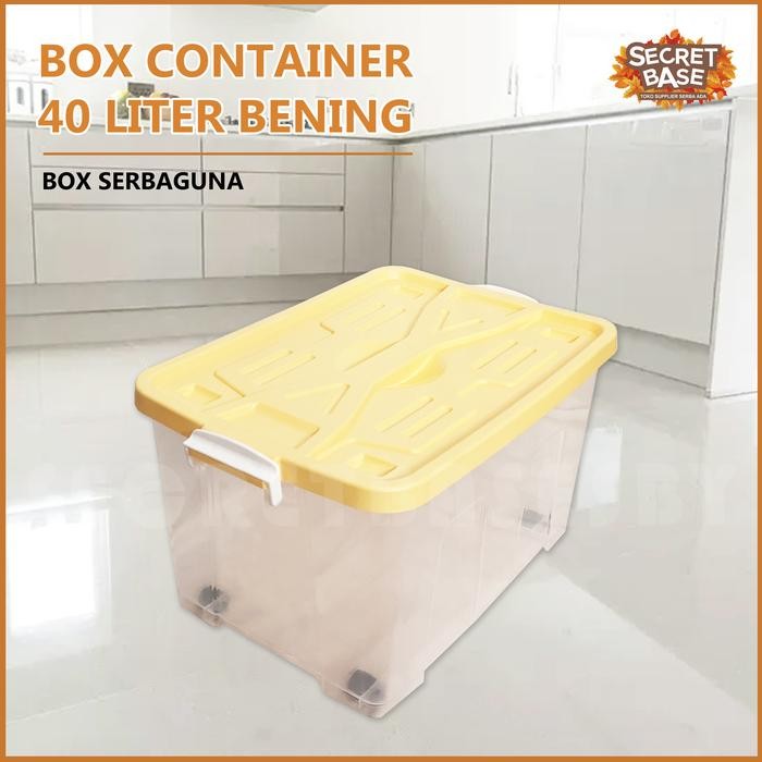 Jual BOX CONTAINER 40 LITER + RODA - Kontainer Box Plastik / Container ...