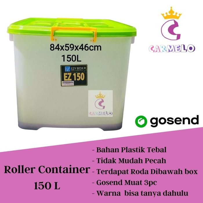 Jual Roller Container Box 150L Ezy/ Container Box Roda/ Box Container ...