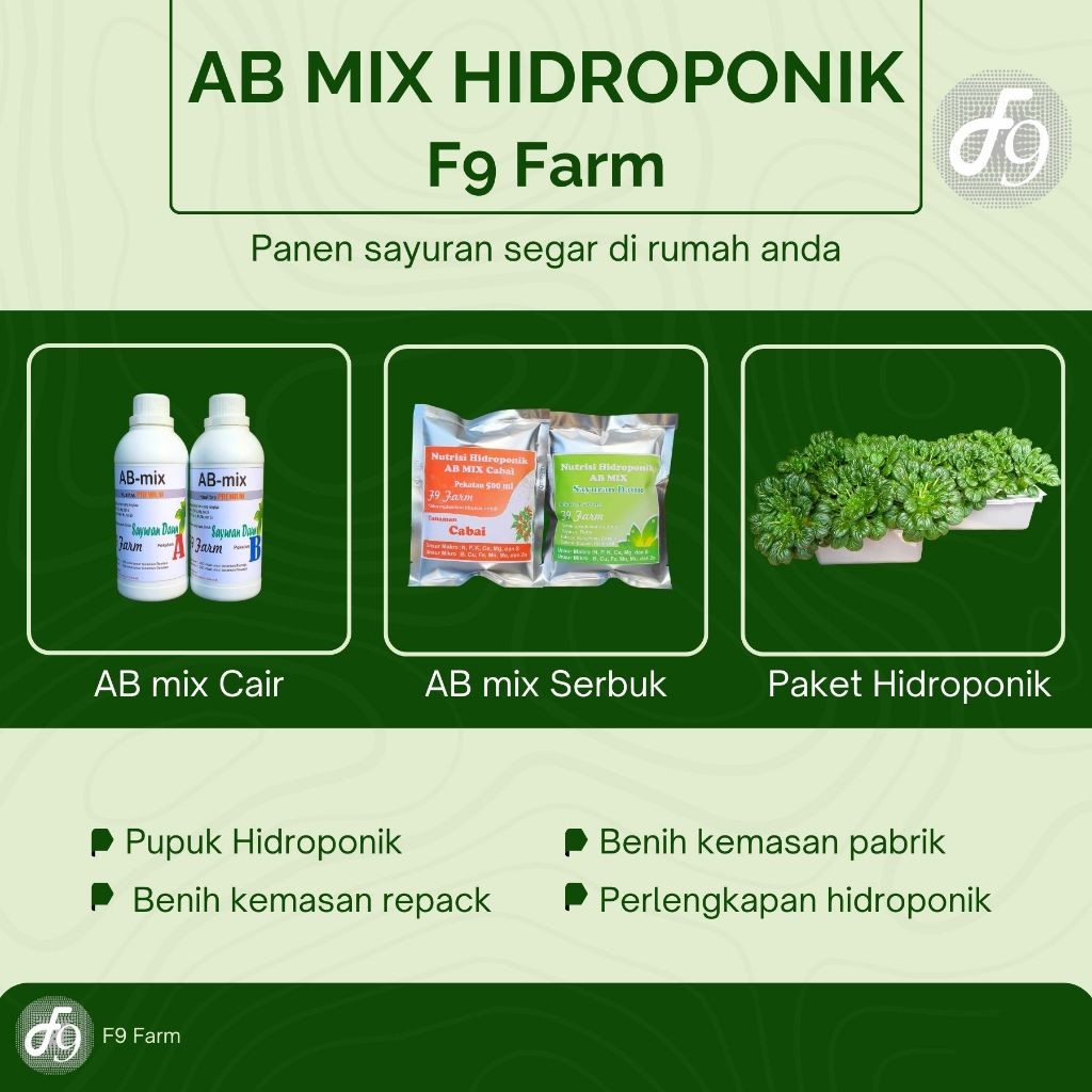 Jual Happygardens Ab Mix 1 Liter Serbuk Pupuk Nutrisi Hidroponik ...