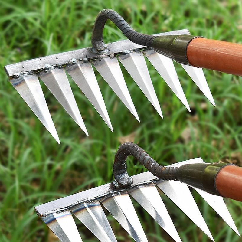 Jual Cangkul Berkebun Penyiangan Rake Alat Pertanian Baja Menggenggam ...