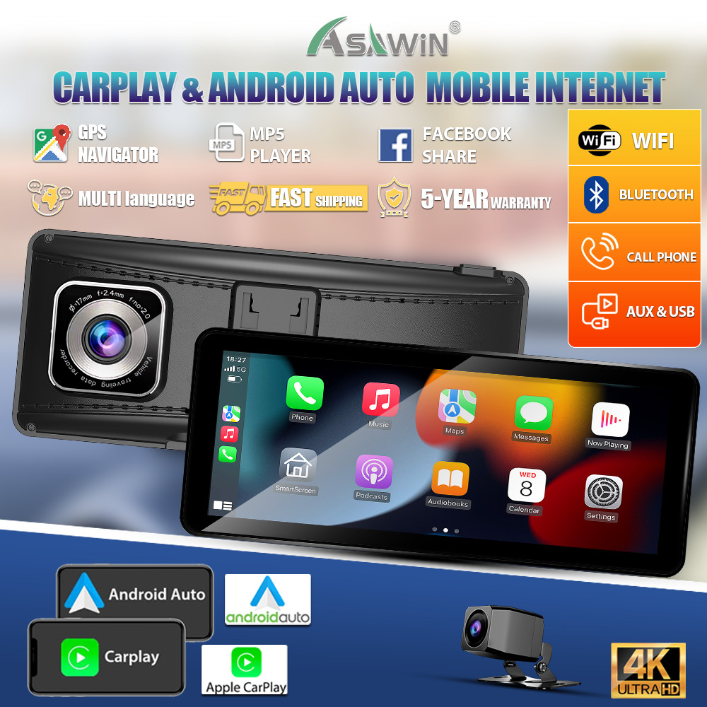 Jual Asawin CP68 Kamera Dasbor CarPlay dengan Navigasi Peta 7 inci ...