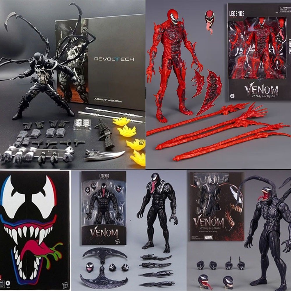 Jual Revoltech Agent Venom Avengers Symbiote Venom Amazing Yamaguchi ...
