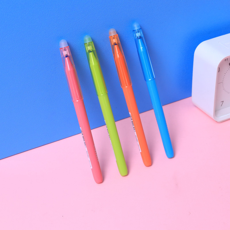 Bantex Erasable Pen 0.5 mm Pulpen Tinta Biru Bisa Dihapus Model Tutup BG1118 (2)