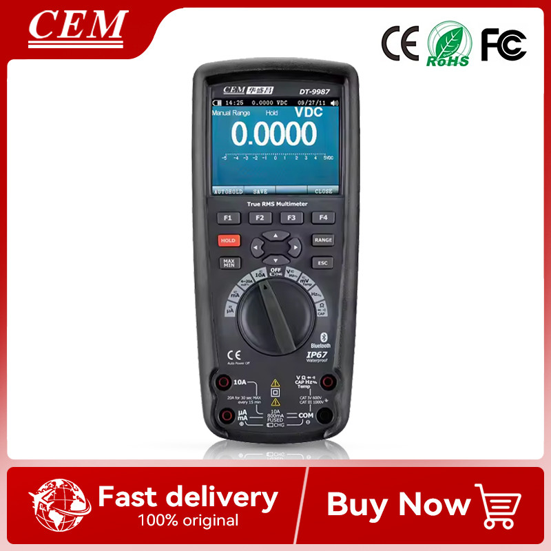Jual BEST SELLER CEM DT-9987 Digital Multimeter 50000 Counts ...