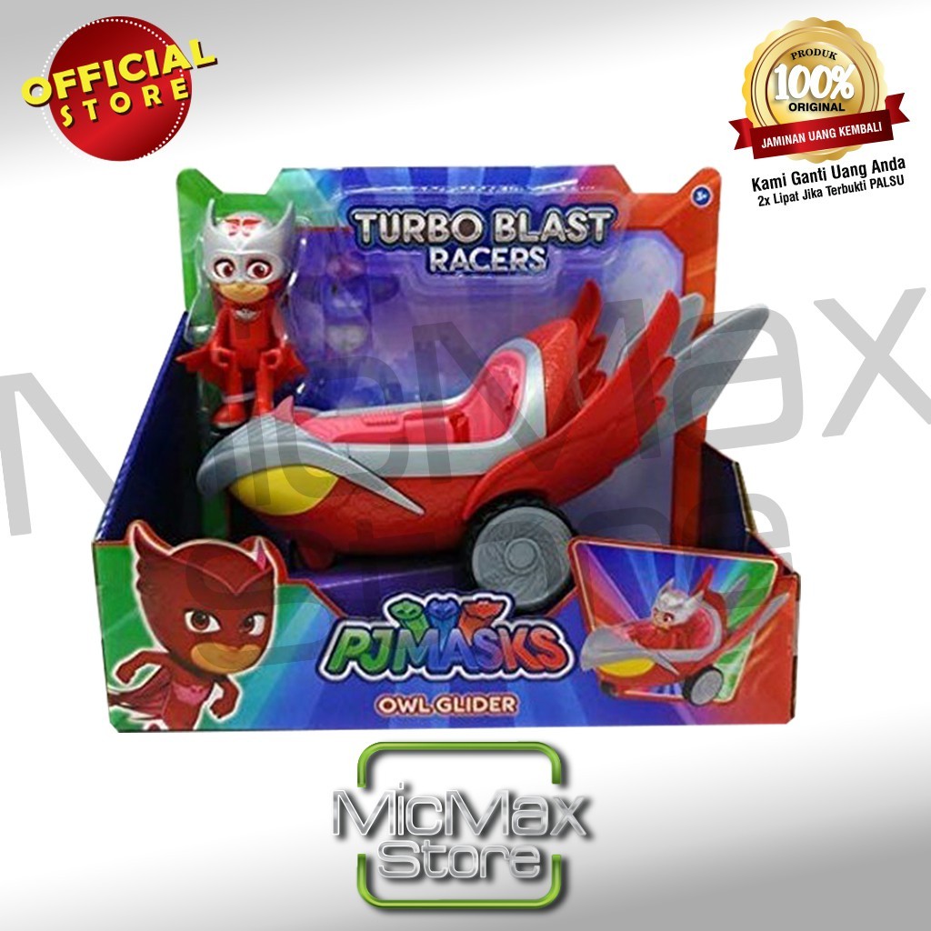 Jual PJ Masks PJMasks Turbo Blast Racers Owl Glider | Shopee Indonesia