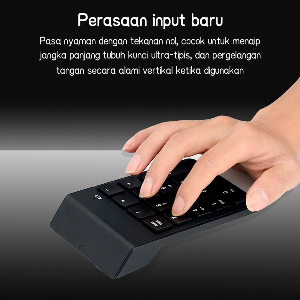 Jual Pengiriman dari Indonesia2.4 keypad numerik 19 tombol nirkabel ...
