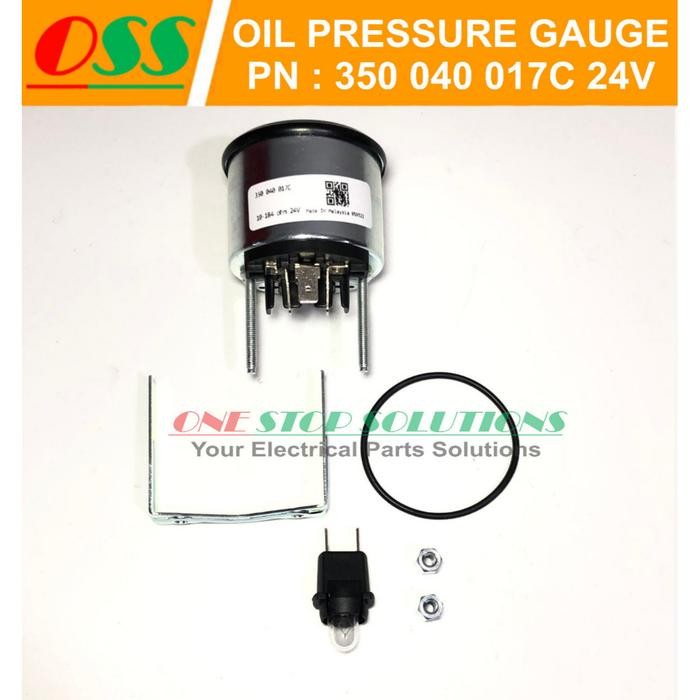 Jual OIL PRESSURE GAUGE 24V VDO PN 350 040 017 | Shopee Indonesia