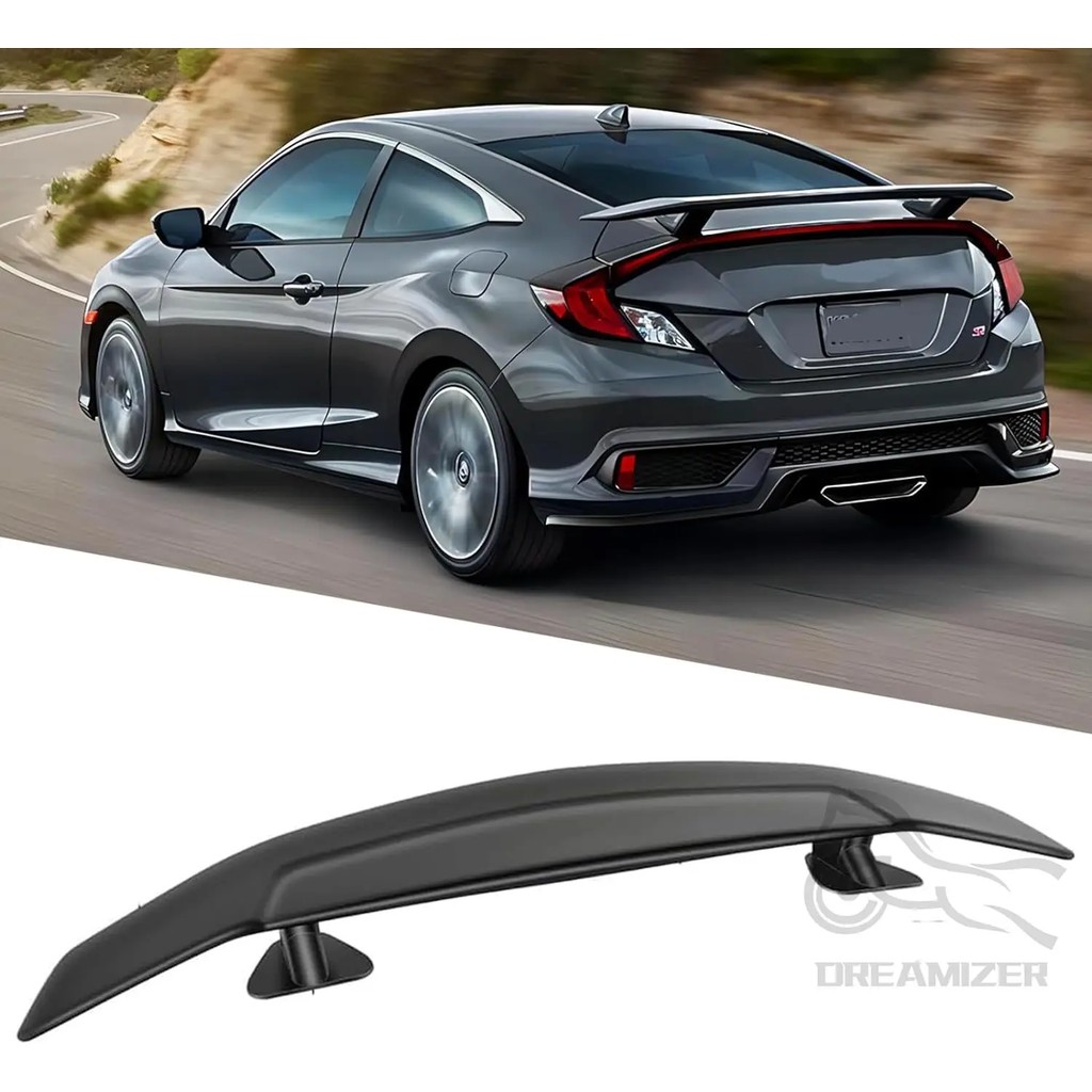 Jual IMPORT 47" GT Style Carbon Fiber Black Look Universal Use Rear ...