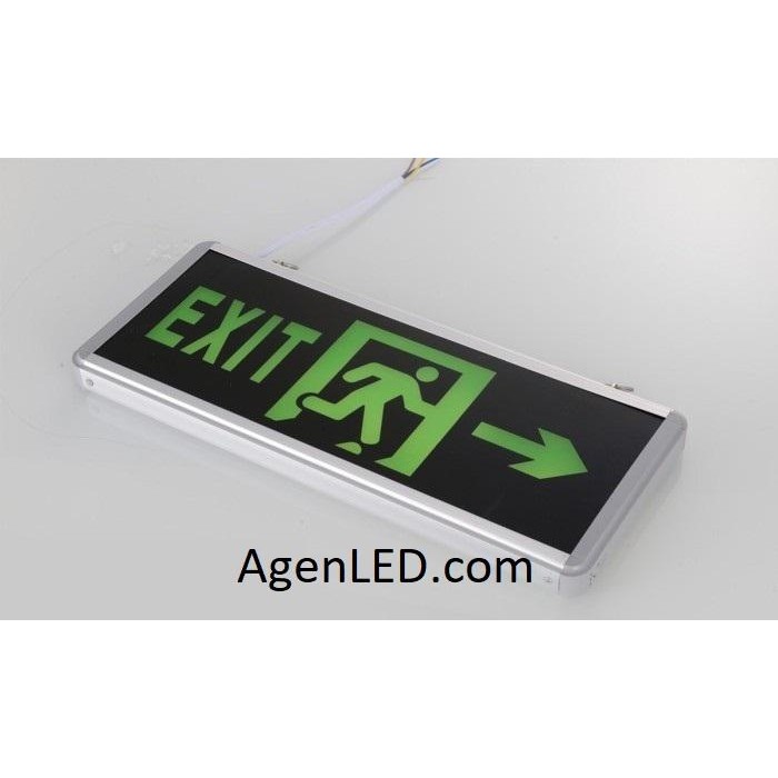 Jual Lampu Exit Led / Lampu Petunjuk Darurat Emergency Exit Lamp 2 Sisi ...