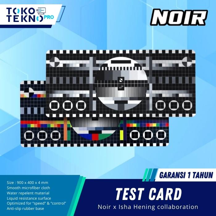Jual KODE A Noir x Isha Hening Deskmat Test Card Anti-Slip Rubber Cloth ...