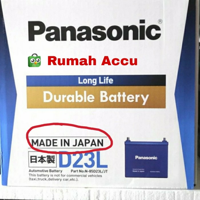 Jual Accu Toyota Voxy,Alphard(Old), Xtrail, Inova, 85D23L Panasonic ...
