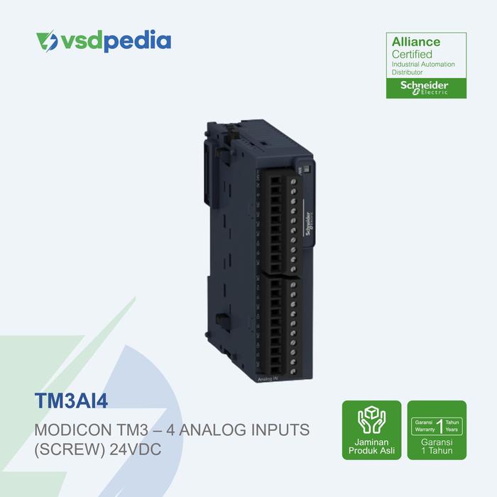 Jual SCHNEIDER MODULE TM3-4 ANALOG INPUTS TM3AI4 | Shopee Indonesia
