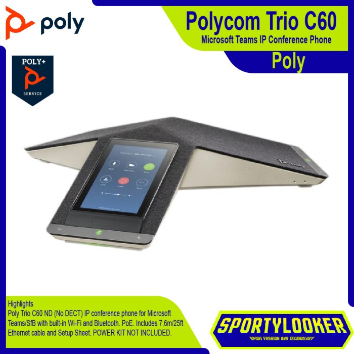 Jual POLY Polycom Trio C60 ND IP Conference Phone | Shopee Indonesia