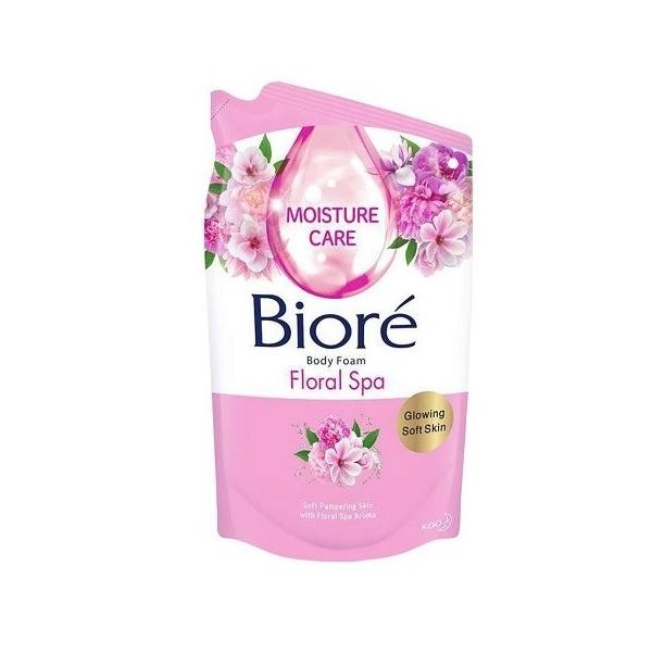Jual BIORE BODY FOAM FLORAL SPA POUCH 800 ML | Shopee Indonesia