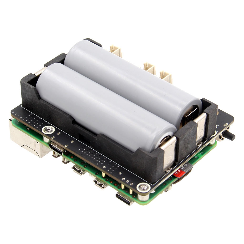 Jual BARU Geekbord X1205 Raspberry Pi 5 UPS Hat, 2-Cell 21700 Battery ...
