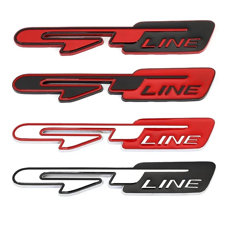 Jual NEW 3D METAL GT LINE LOGO REAR BOOT TRUNK EMBLEM BADGE DECALS FOR ...