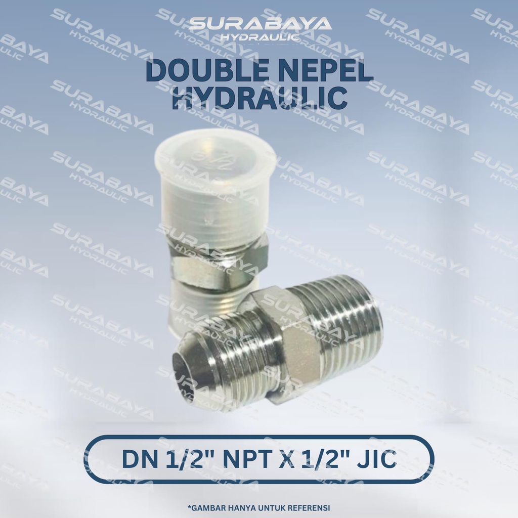 Jual Double Nepel Hydraulic 1/2 