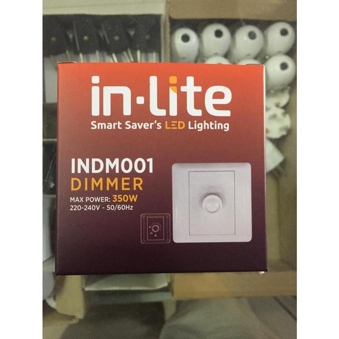 Jual SAKLAR DIMMER IN LITE LED SAKLAR DIMMER LAMPU MERK INLITE INDM001 ...