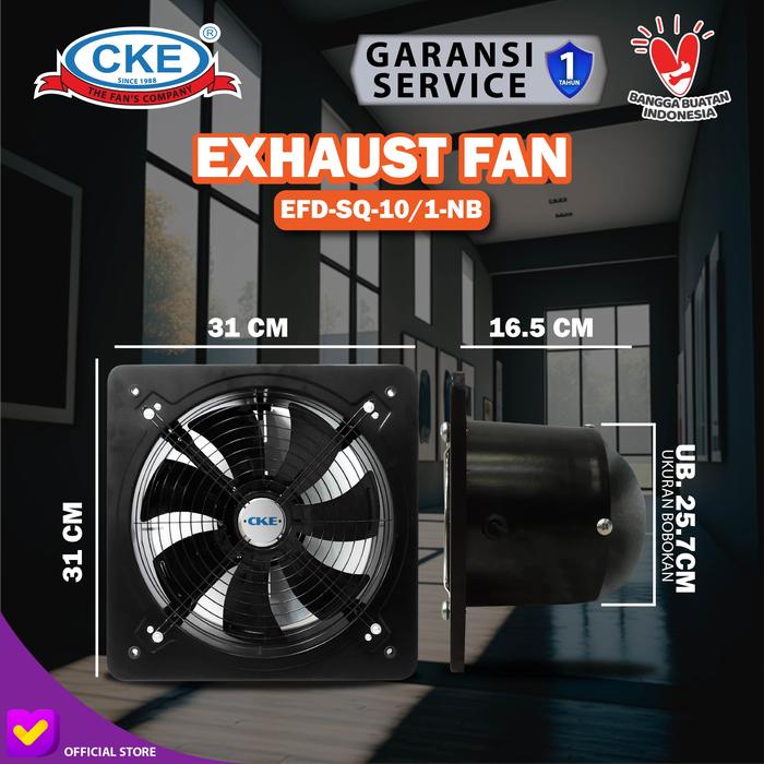 Jual Ready..!! Exhaust Fan 10 Inch Booster Fan Duct Fan Exhaust Fan ...
