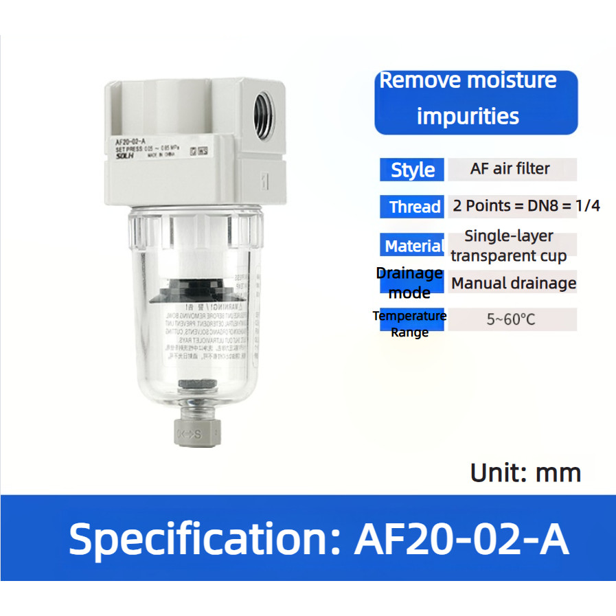 Jual BEST Air Oil Water separator filter with automatic drainage AF10 ...