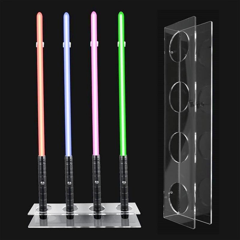 Jual Light Saber Holder 4 Slots Lightsaber Display Case With Four Holes ...