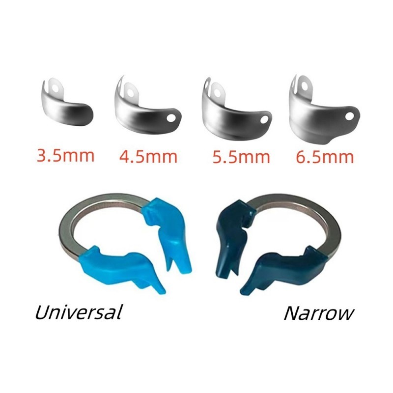 Jual Dental Matrix Bands Sectional Contoured Matrix System Metal ...