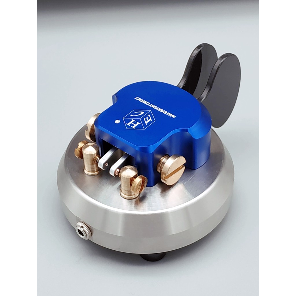Jual HEC Semi-Closed Telegraph Key Auto Dual-Paddle CW Key Stainless ...