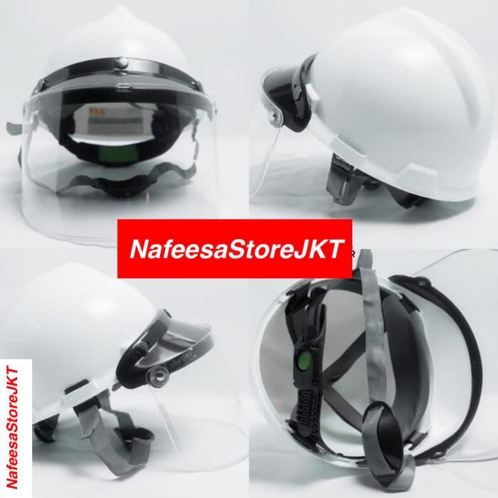 Jual New Helm Apd Faceshield Safety Helm Proyek Face Shield Helm ...