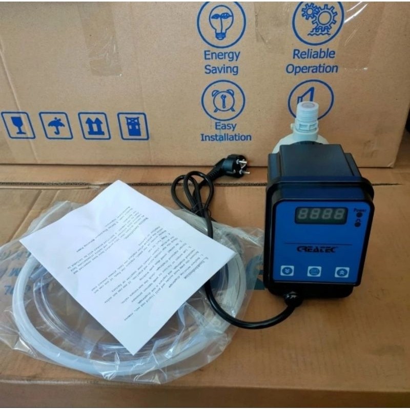 Jual DOSING PUMP CREATEC E0701 1LPH 7BAR POMPA KIMIA | Shopee Indonesia
